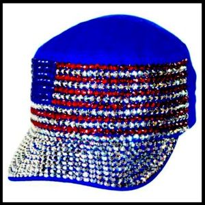 The jewel cap rhinestone studded baseball …